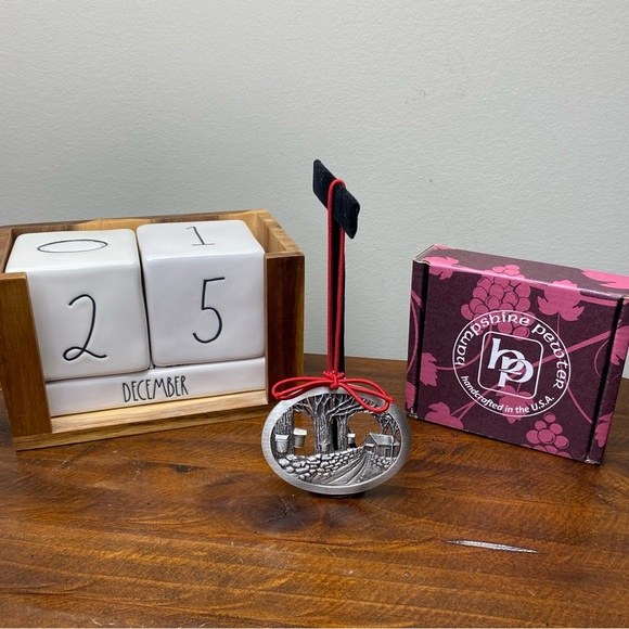 Pewter Maple Tree Christmas Ornament - Picture 5 of 9